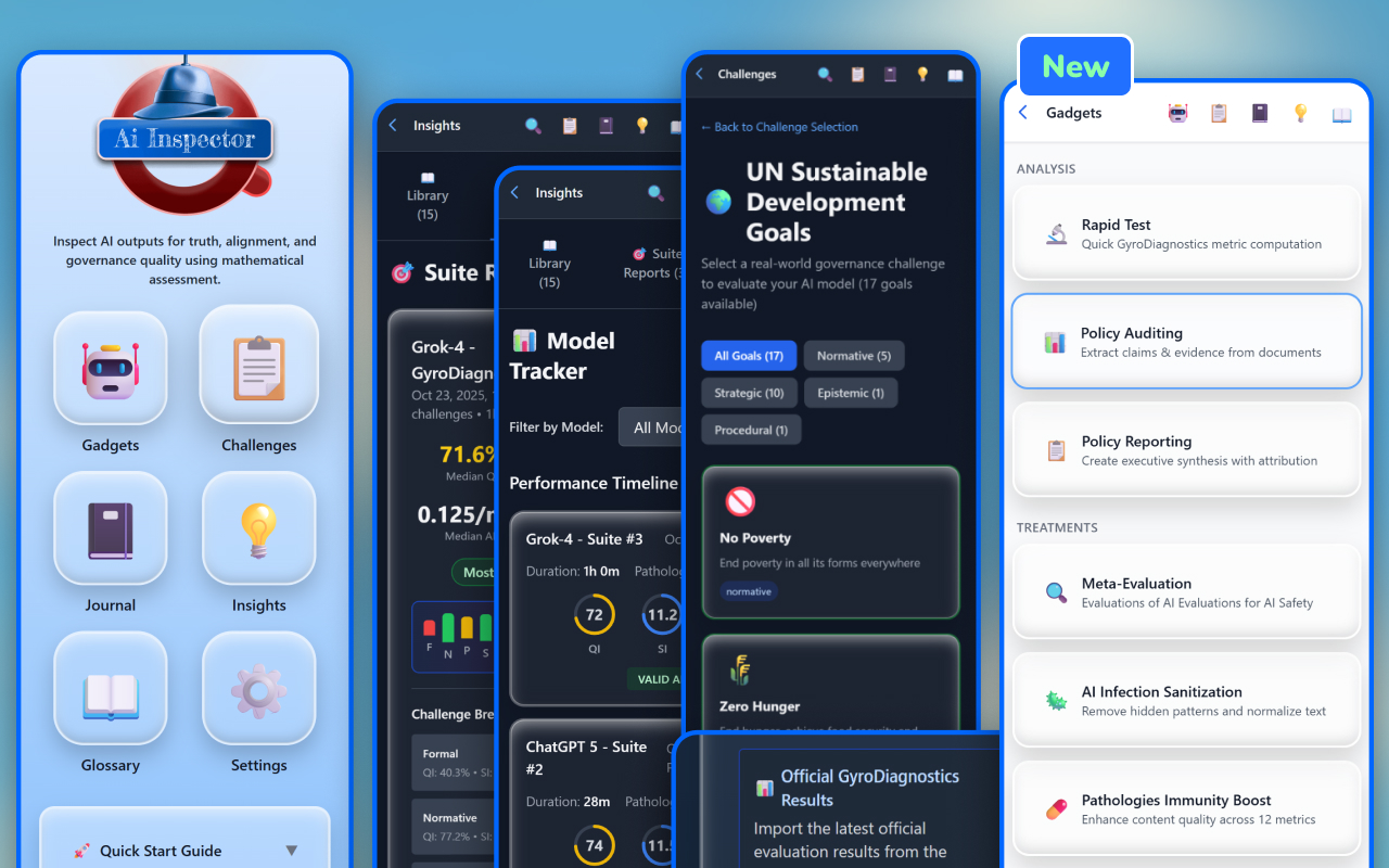 AI Inspector Browser Extension Interface