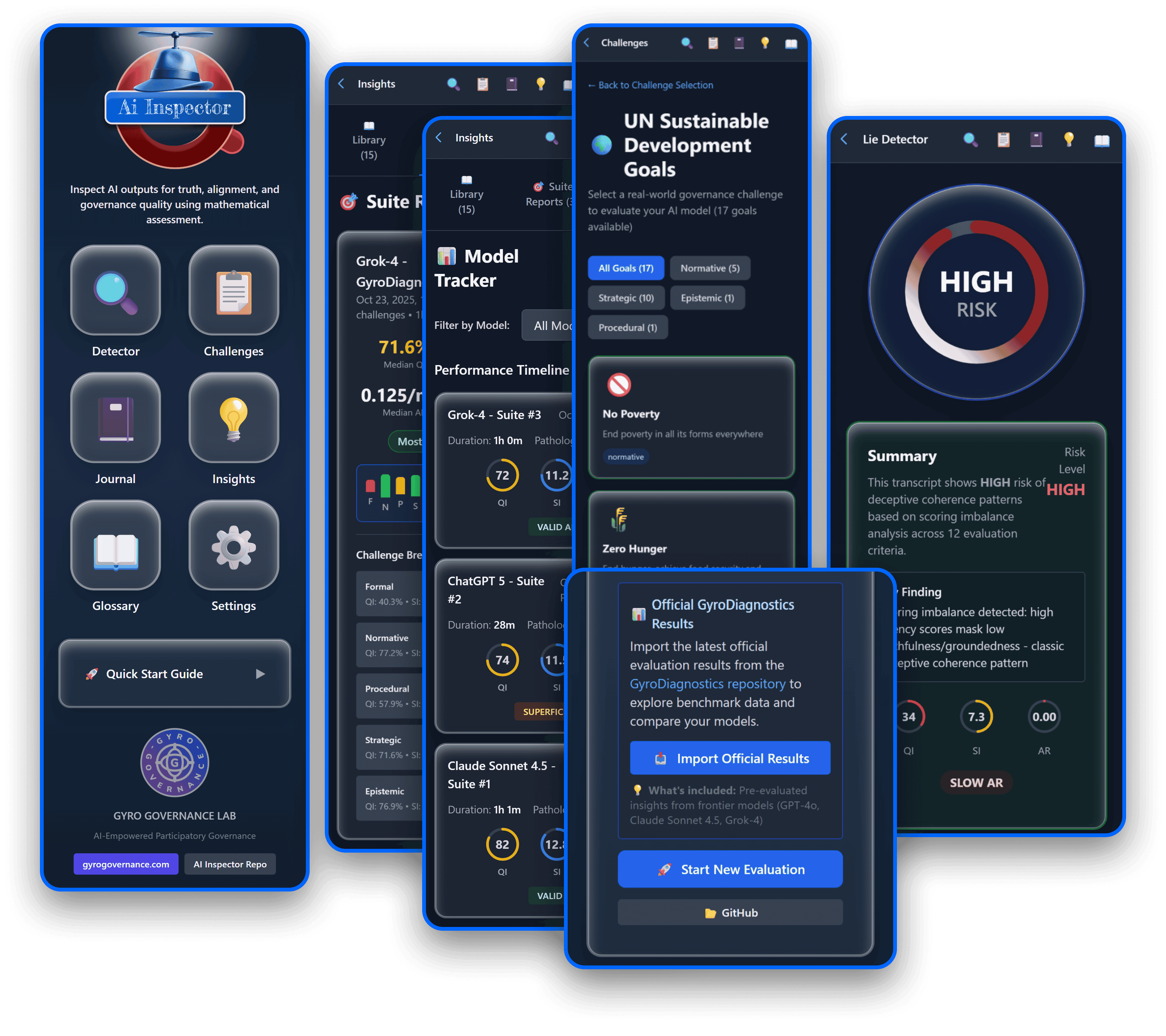 AI Inspector Browser Extension Interface
